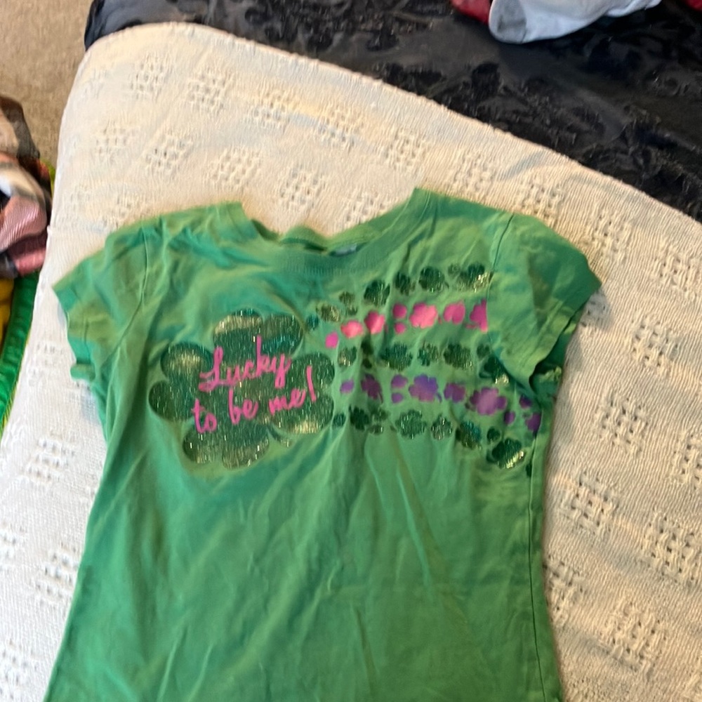 Green shirt